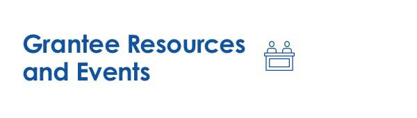 Grantee Resources and Events